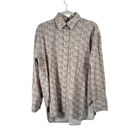 Holly Shae Arden Collared Mini Tunic Dress Preppy Beach Vacation Womens M/L - Picture 1 of 7